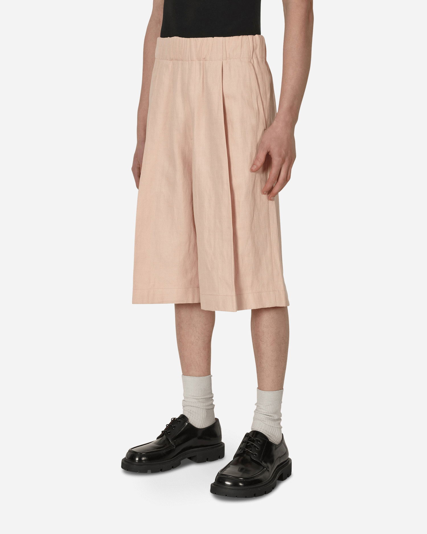 Šortky Dries Van Noten Pleated Cotton Shorts Ružová | 231-020927-6237 354, 1