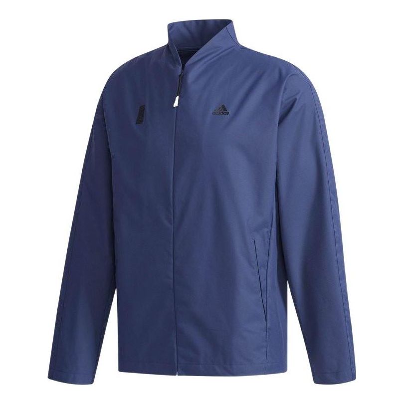 Bunda adidas Originals Men's Logo Stand Collar Jacket Modrá | CV6230