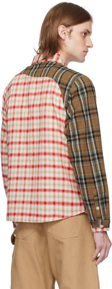 Košeľa KidSuper KidSuper Patchwork Face Flannel Shirt Rôznofarebný | SS25-LTP-03, 2