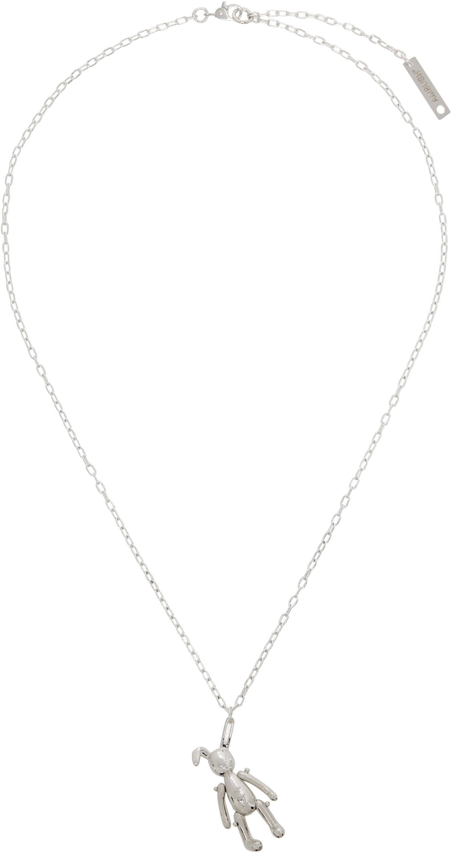 Náhrdelník Ambush AMBUSH Teddy Bear Charm Necklace Metalická | 12111387, 0