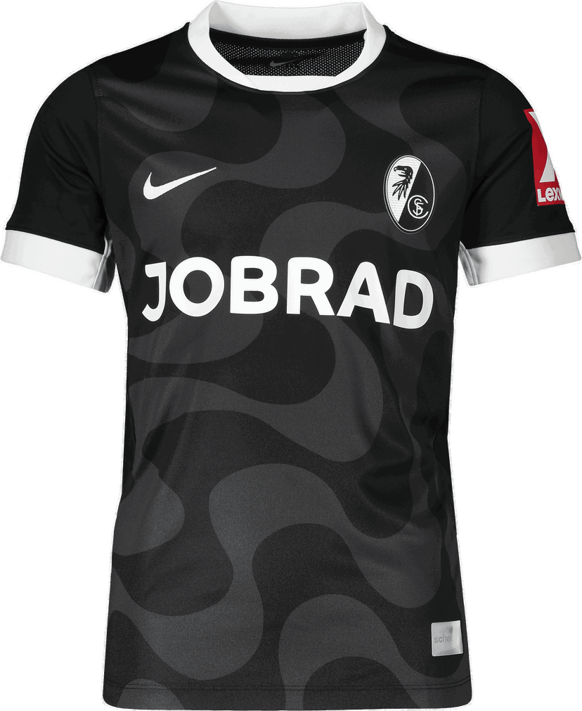 Dres Nike SC Freiburg Away Jersey 2025/26 Čierna | 6scffz9976-013