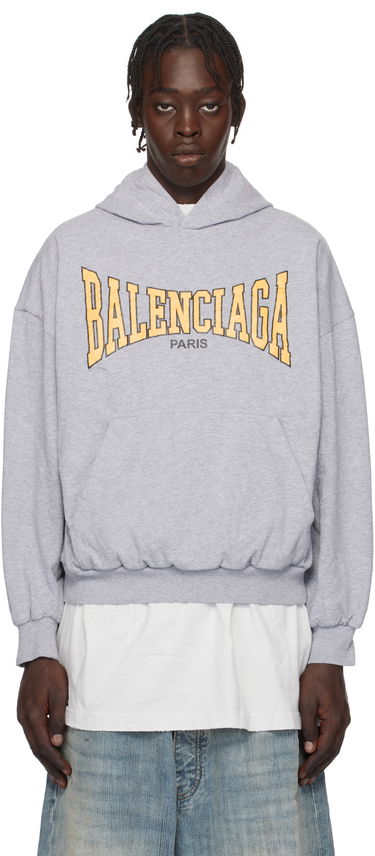 Mikina Balenciaga Balenciaga Boxing Lined Hoodie Šedá | 807999TRVH59921, 0