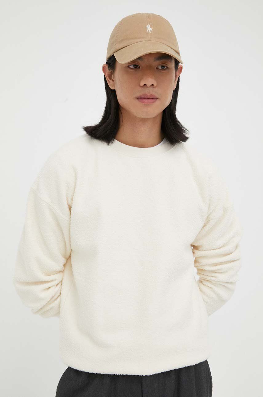 Mikina American Vintage Sweatshirt Béžová | MBOBY03A, 0
