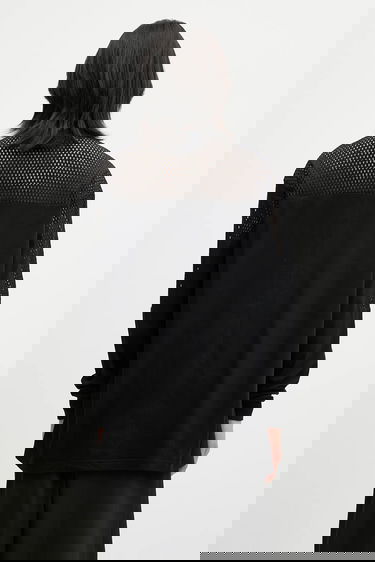 Tričko Rick Owens Rick Owens DRKSHDW Knitted - Girdered Long-Sleeve T-Shirt Čierna | CM01E1673.CHJGOM, 2