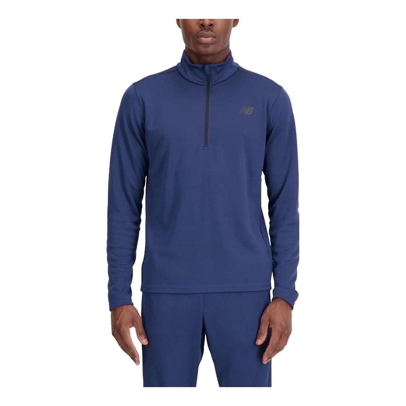 Sveter New Balance Knit Quarter Zip Top Modrá | MT33130-NNY, 0