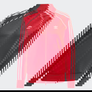 Bomber bunda adidas Originals Adicolor Classics SST Track Jacket Červená | IB5913, 4