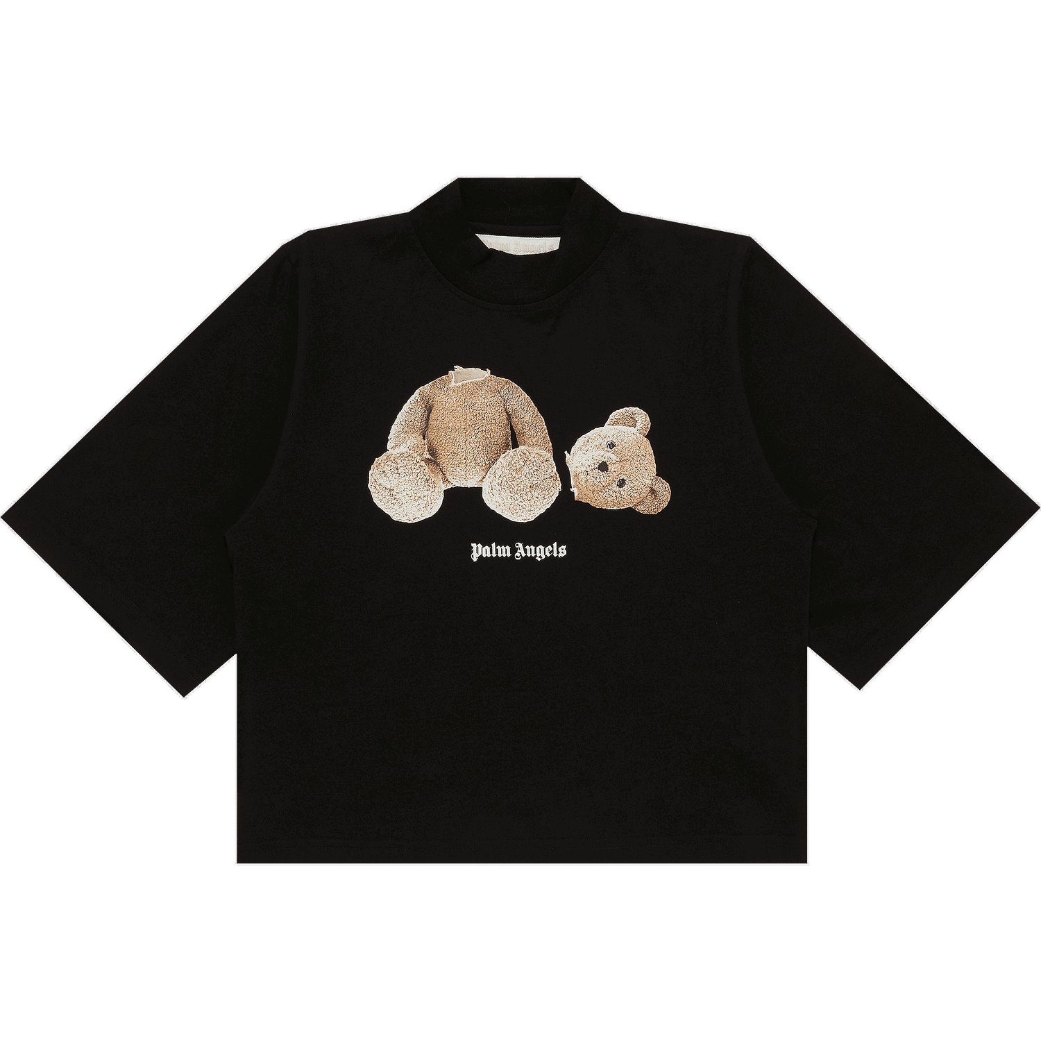 Tričko Palm Angels Bear Cropped Tee Čierna | PWAA020C99JER0011060, 0