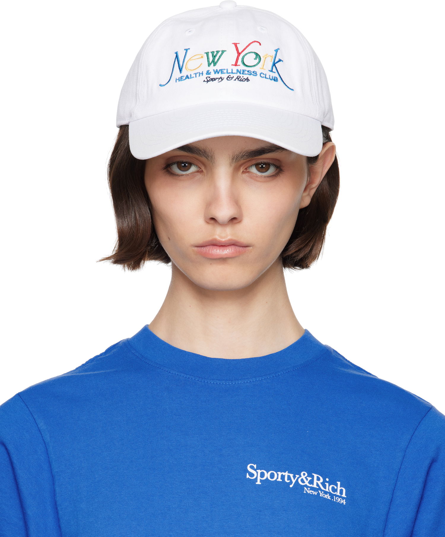 Šiltovka Sporty & Rich Sporty & Rich NY 94 Health & Wellness Club Cap Biela | AC040622034WH57, 0