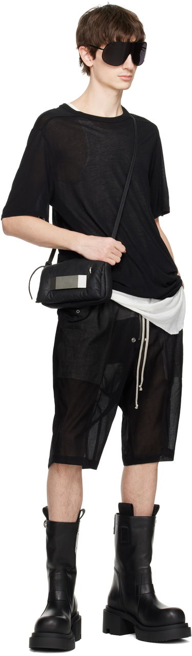 Šortky Rick Owens Rick Owens Hollywood Bela Pods Shorts Čierna | RU01E5349 CV, 3
