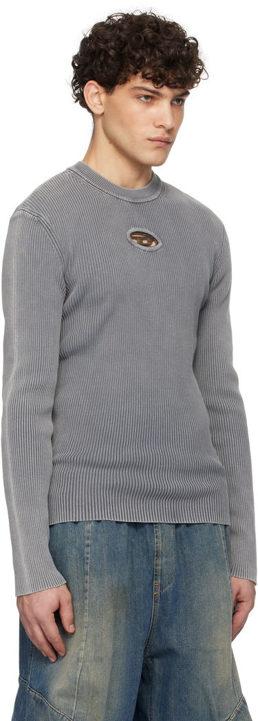 Sveter Diesel K-Darin-R Cutout Detail Sweater Šedá | A16261-0DBDI-9DT, 1