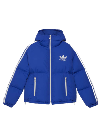 Prešívaná bunda Gucci adidas x Nylon Down Jacket Blue Modrá | ‎713718 ZALC7 4309