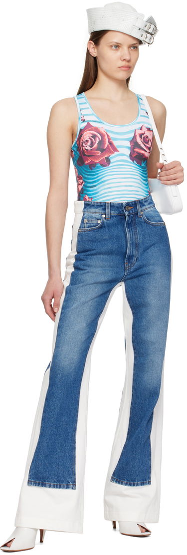 Body Jean Paul Gaultier Gaultier Flower Print Bodysuit Rôznofarebný | 24/25-F-BD030-J551-503001, 4