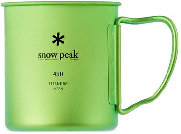 Fľaše Snow Peak Titanium Single 450 Cup Zelené | MG-043GR-US, 0