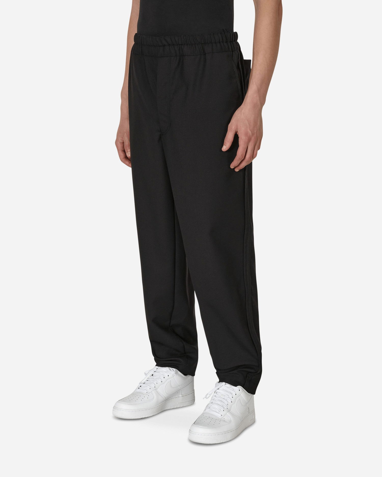 Nohavice Comme des Garçons Wool Gabardine Trousers Čierna | FJ-P008-W22 1, 1
