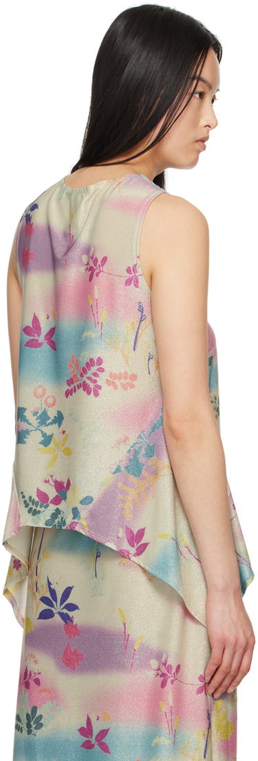 Tielko Anna Sui Atlantis Garden Print Halter Neck Tank Top Rôznofarebný | 424B20, 2