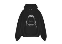 Represent Shark Jaws Hoodie Off Black