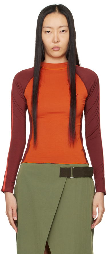 Tričko Miaou Miaou Madeline Long Sleeve T-Shirt Oranžová | 7126TJBCRI, 0
