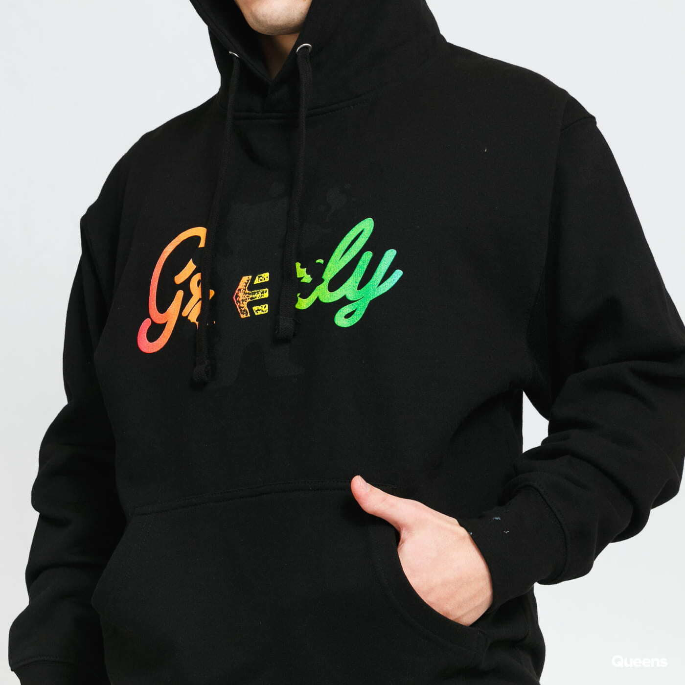 Mikina Etnies Grizzly Hoodie Black Čierna | 4130003829001, 1