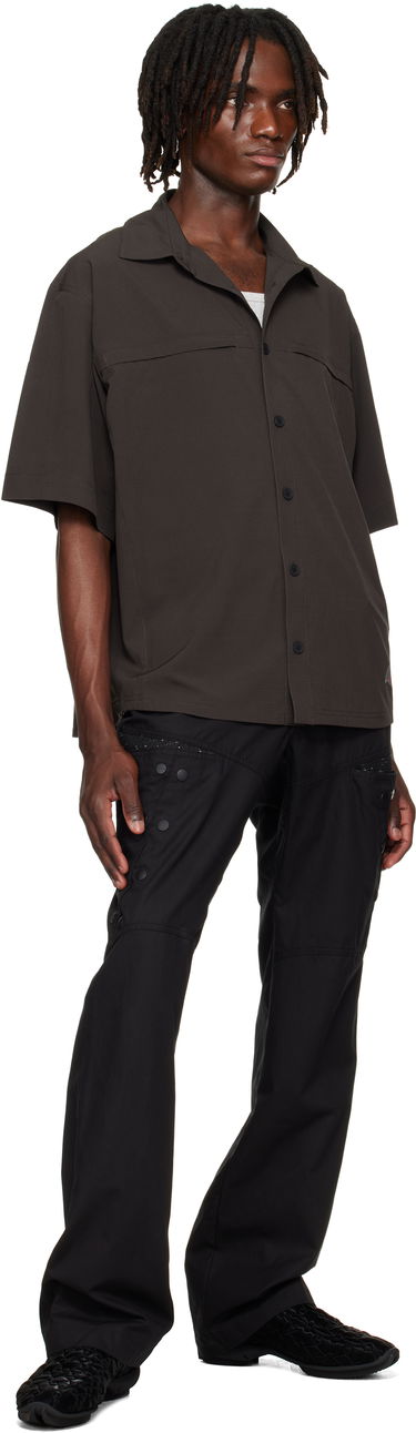Košeľa ROA ROA Dot Air Short Sleeve Shirt Čierna | RBMW0371FA263, 3