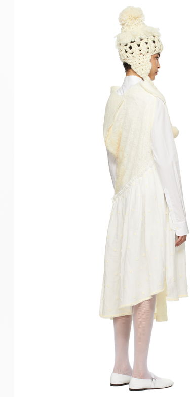 Šaty Comme des Garçons Comme Des Garçons Paneled Midi Dress Biela | TN-O004-051, 2