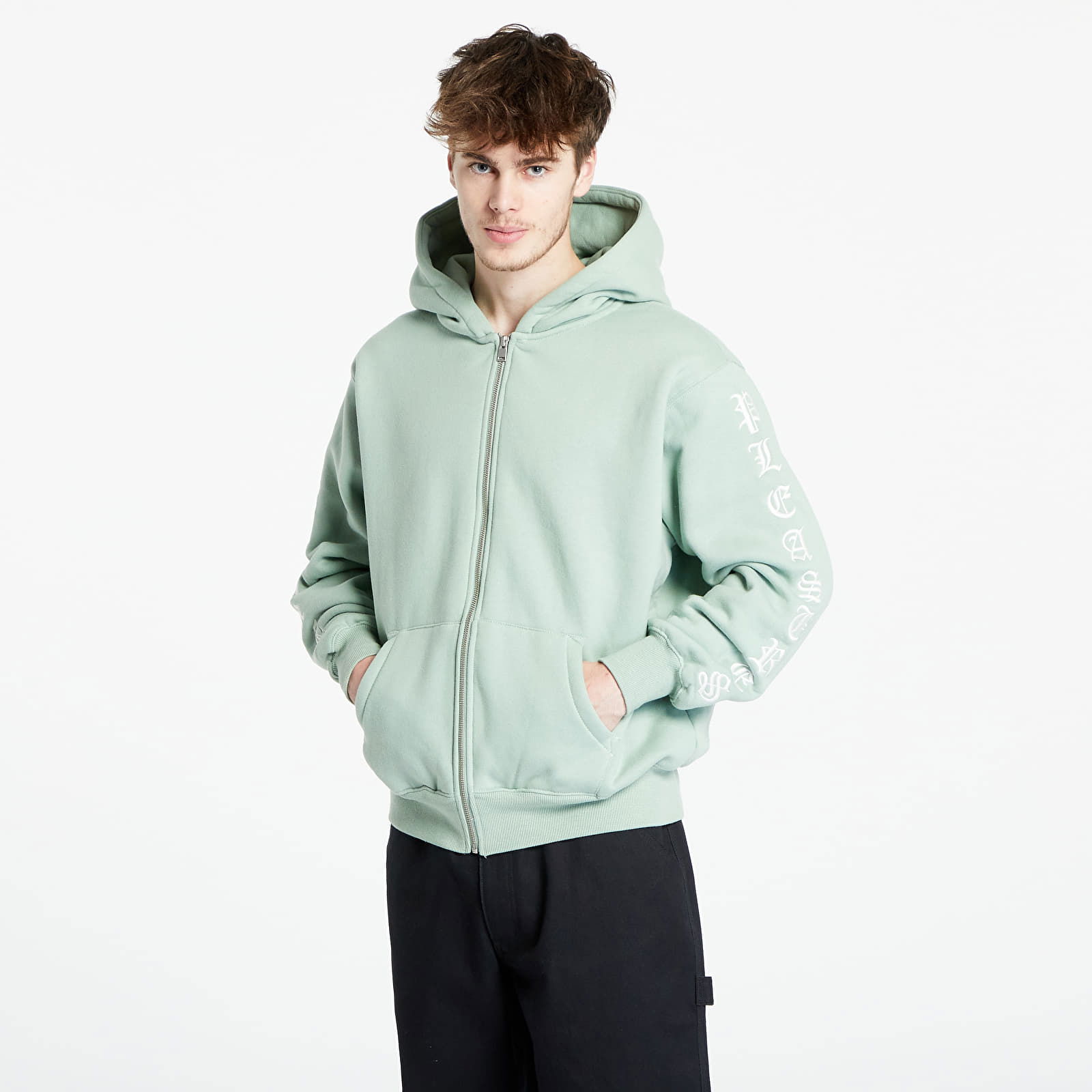 Pleasures Oe Zip Up Hoodie