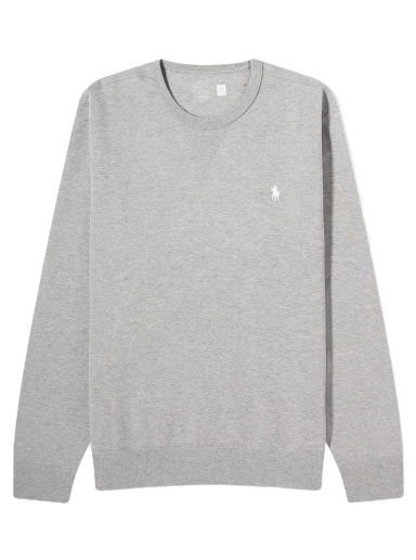 Sveter Polo by Ralph Lauren Double Knit Crewneck Šedá | 710881519017