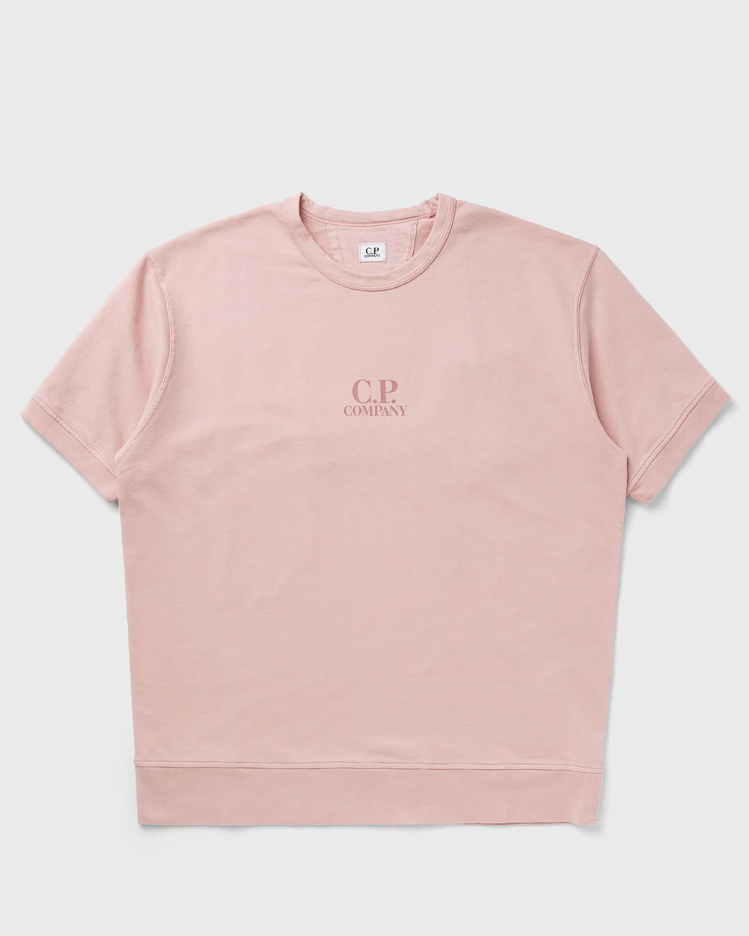 Mikina C.P. Company C.P. Company Short Sleeve Fleece Sweatshirt Ružová | 18CMSS159A002246G-520, 0
