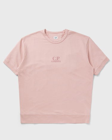 Mikina C.P. Company C.P. Company Short Sleeve Fleece Sweatshirt Ružová | 18CMSS159A002246G-520, 0