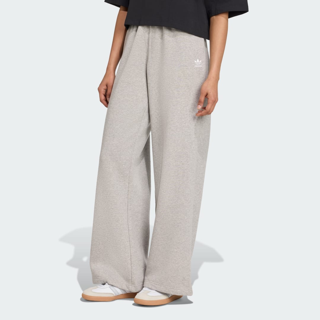 Tepláky adidas Performance Essentials Wide Leg Fleece Pants Šedá | JX5252, 0