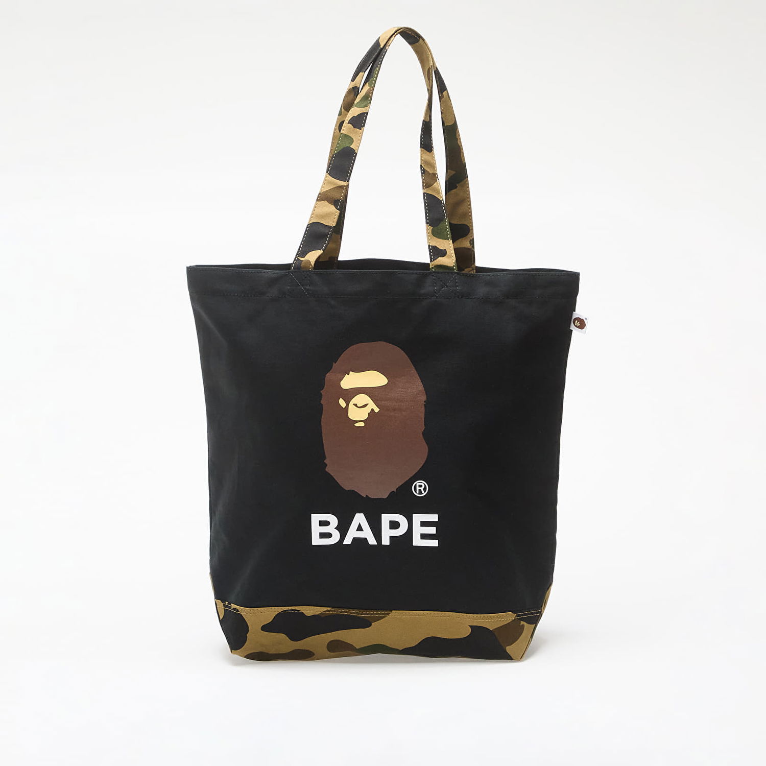 Tote bag BAPE A BATHING APE 1St Camo Ape Head Tote Bag Black Universal Čierna | 001BAK801009M BLK, 0