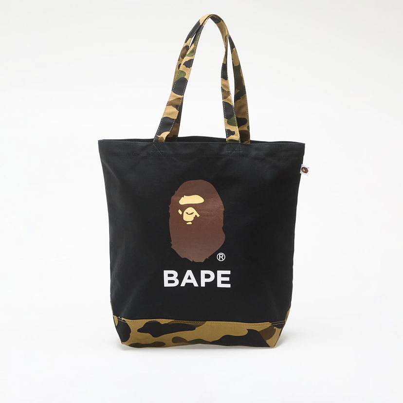 Tote bag BAPE A BATHING APE 1St Camo Ape Head Tote Bag Black Universal Čierna | 001BAK801009M BLK