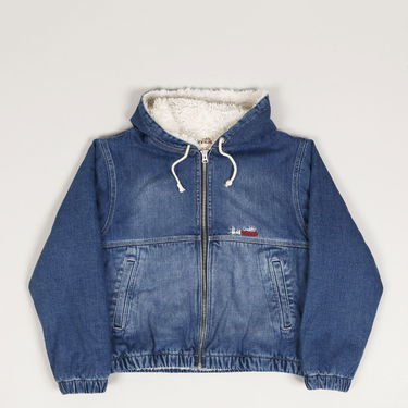 Bunda Stüssy Stussy Sherpa Lined Denim Jacket Modrá | 115725 0951, 2