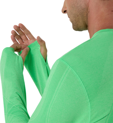 Tričko Asics Road Seamless Long Sleeve Top Zelené | 2011d356-301, 3