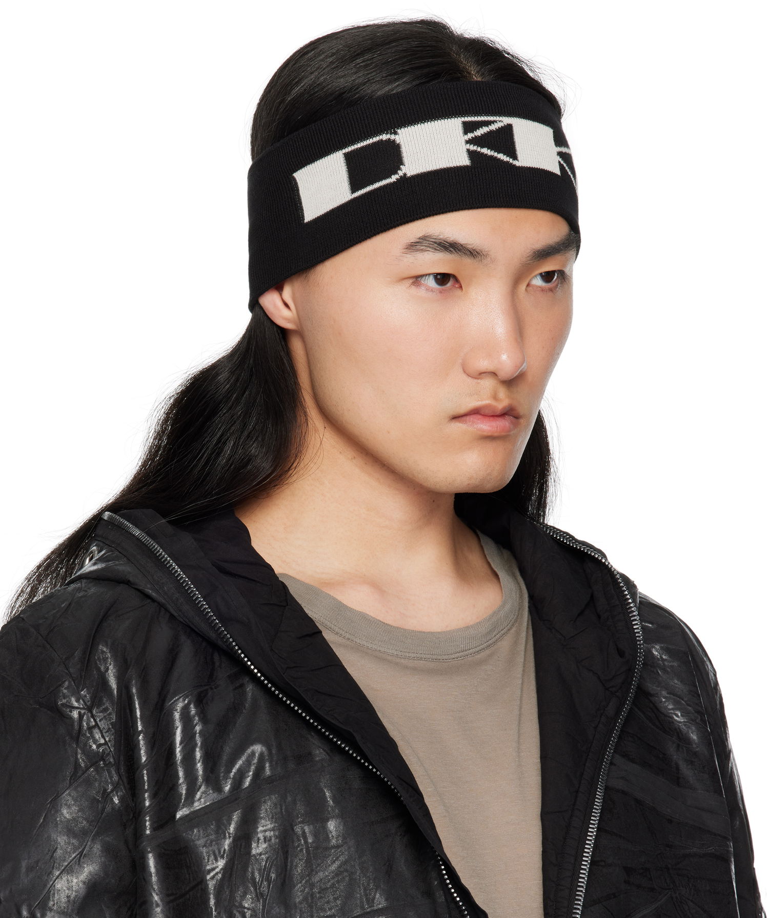 Šál Rick Owens Rick Owens DRKSHDW Hollywood Cotton Headband Čierna | DA01E3480 KP6, 1