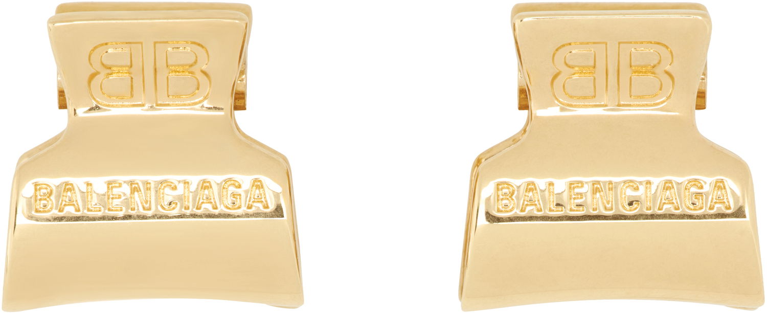 Náušnice Balenciaga XS Hair Clip Set Metalická | 796243 TZRLG, 1