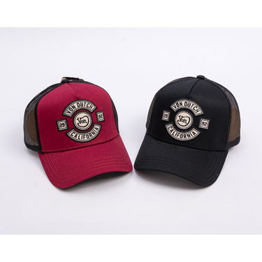 Šiltovka Von Dutch Von Dutch Trucker MC Logo Cap Čierna | VD/0/CAS1/BIK/BLA, 3