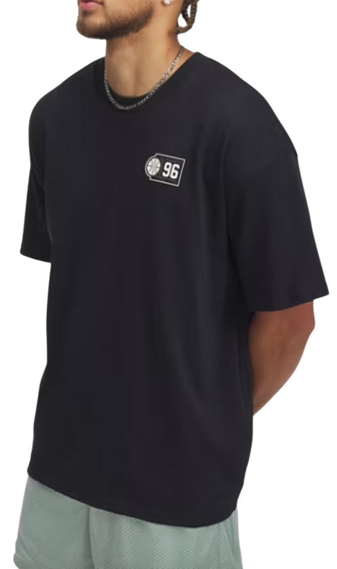 Tričko Under Armour HWT Hoops Courtside T-Shirt Čierna | 1390191-001, 0