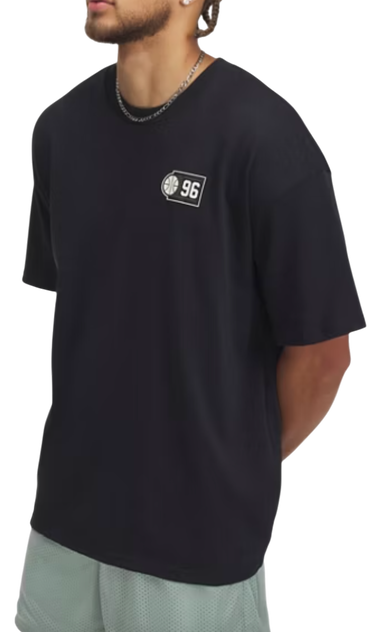 Tričko Under Armour HWT Hoops Courtside T-Shirt Čierna | 1390191-001, 0