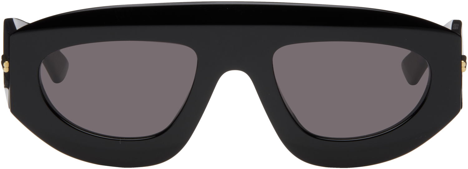 Slnečné okuliare Bottega Veneta Bottega Veneta Ultrathin Shield Sunglasses Čierna | BV1358S-001, 0
