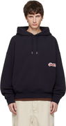 'The Gio' Pullover Hoodie with Script Logo Patch