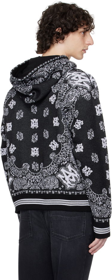 Mikina AMIRI Bandana Hoodie Čierna | AMKNHD1004, 2