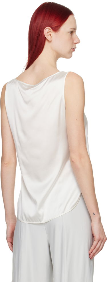 Tielko Max Mara Max Mara Leisure Pan Silk Tank Top Biela | 2416161038600, 2