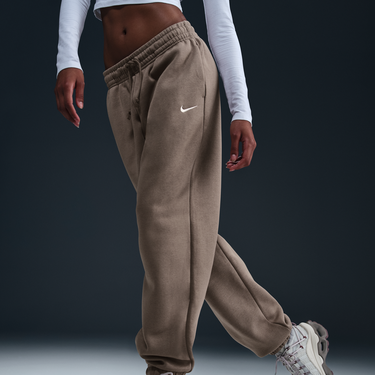 Vesta Nike Sportswear Phoenix Fleece High-Waisted Loose-Fit Pants Béžová | FZ5996-233, 3