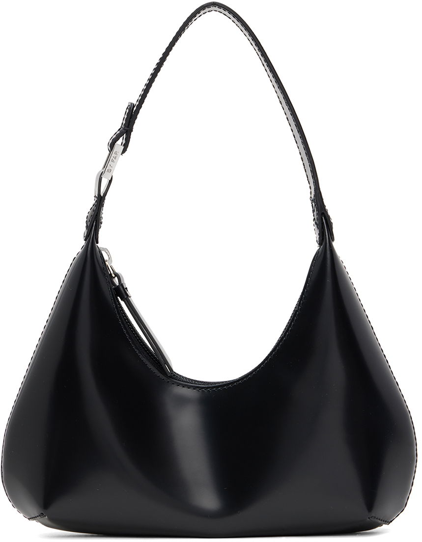 Kabelka BY FAR Leather Shoulder Bag Čierna | 20PFBASBLWSMA, 0