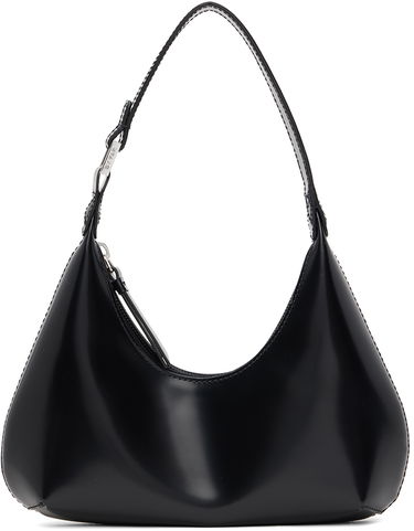 Kabelka BY FAR Leather Shoulder Bag Čierna | 20PFBASBLWSMA, 0