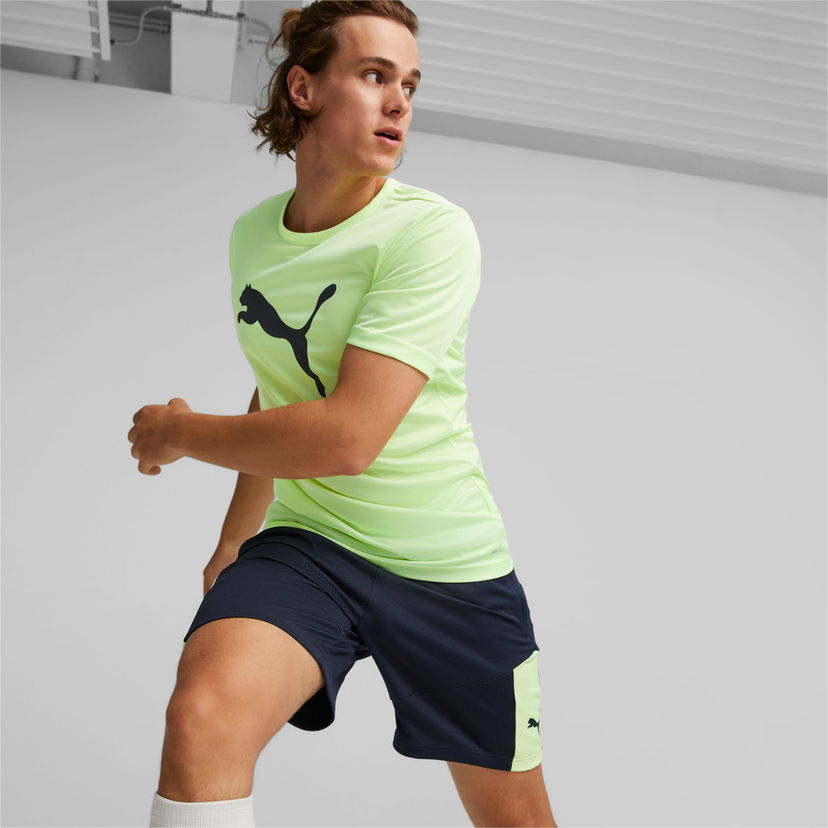 Tričko Puma individualRISE Logo Men's Soccer T-Shirt Zelené | 658128_47