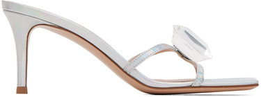 Tenisky a topánky Gianvito Rossi Jaipur Rhinestone Heeled Sandals Metalická | G16780.70RIC.MET, 0