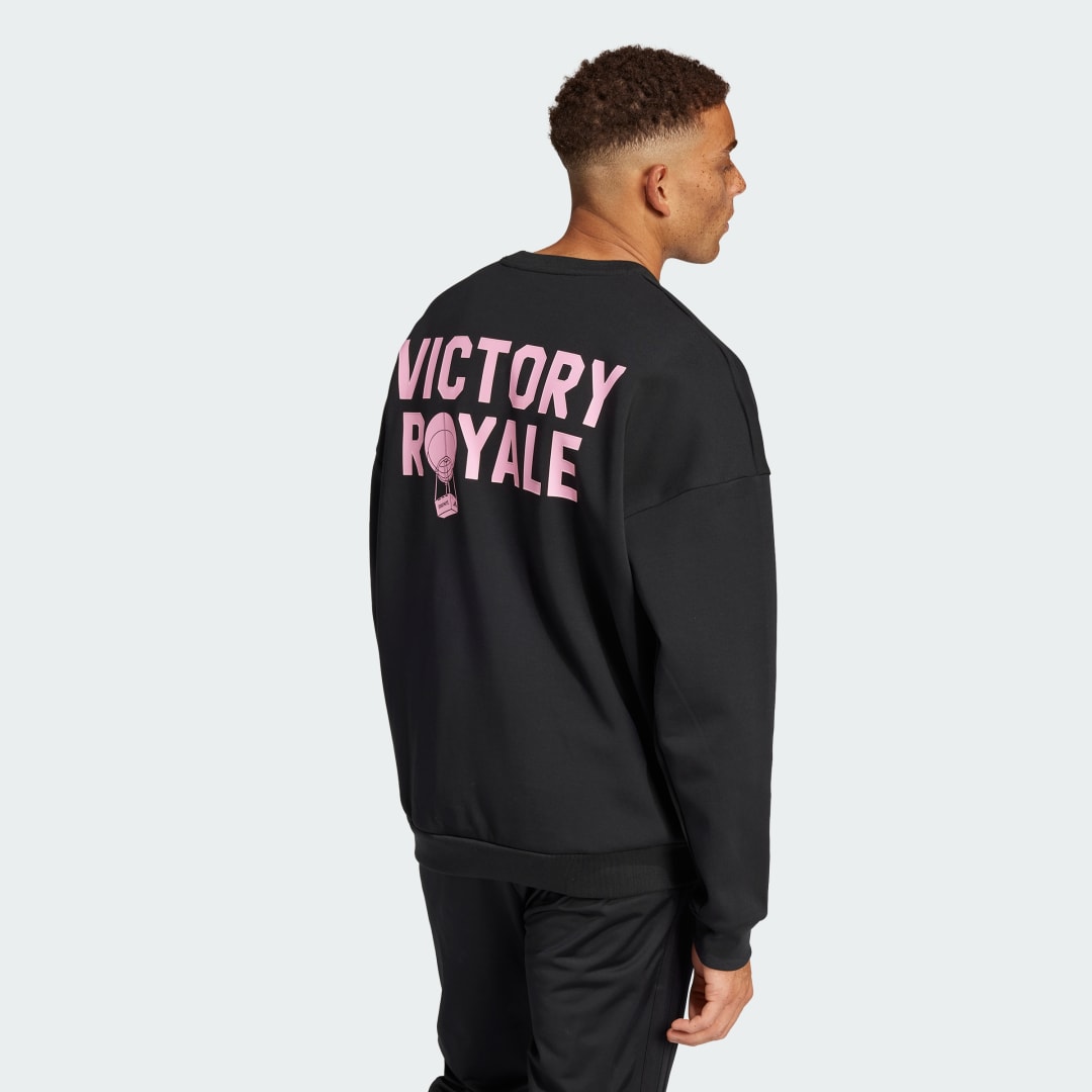 Mikina adidas Performance Fortnite x Future Icons Three Bar Logo Crewneck Sweatshirt Čierna | JV9948, 1