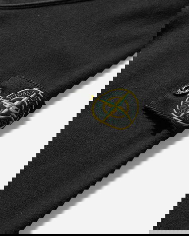 Sveter Stone Island Garment Dyed Crewneck Sweatshirt Čierna | K2S15-6100028-S0A20 V0029, 4