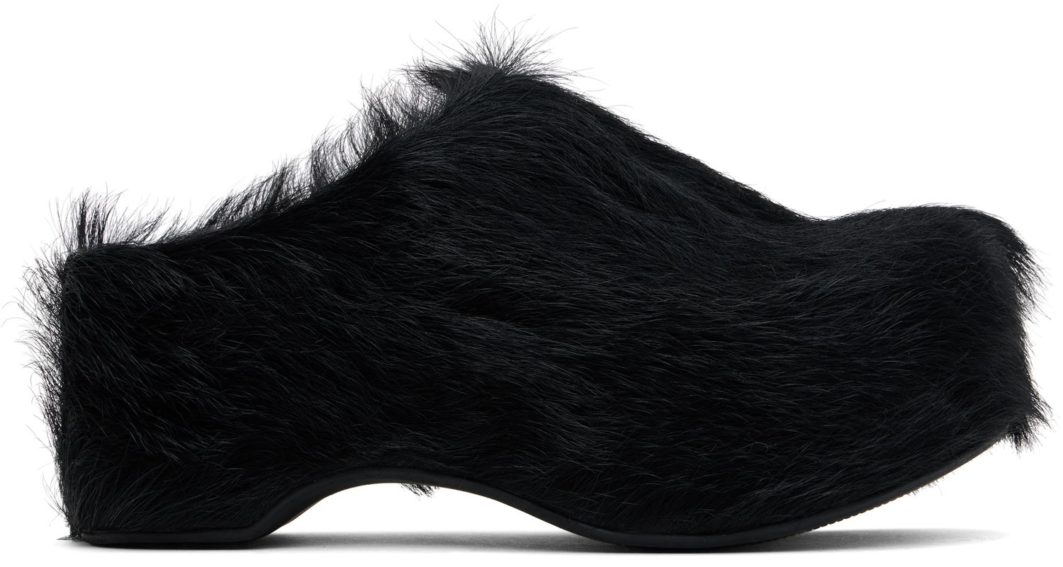 Tenisky a topánky Marni Fur Platform Loafers Čierna | SBMS010104 P4122, 0
